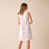 Ro&Zo White Lace Mini Shift Dress