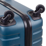 Rock Byron 55cm Cabin Hardshell 4 Wheel Spinner Suitcase Teal