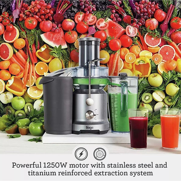 Sage BJE430SIL the Nutri Juicer Cold In Silver