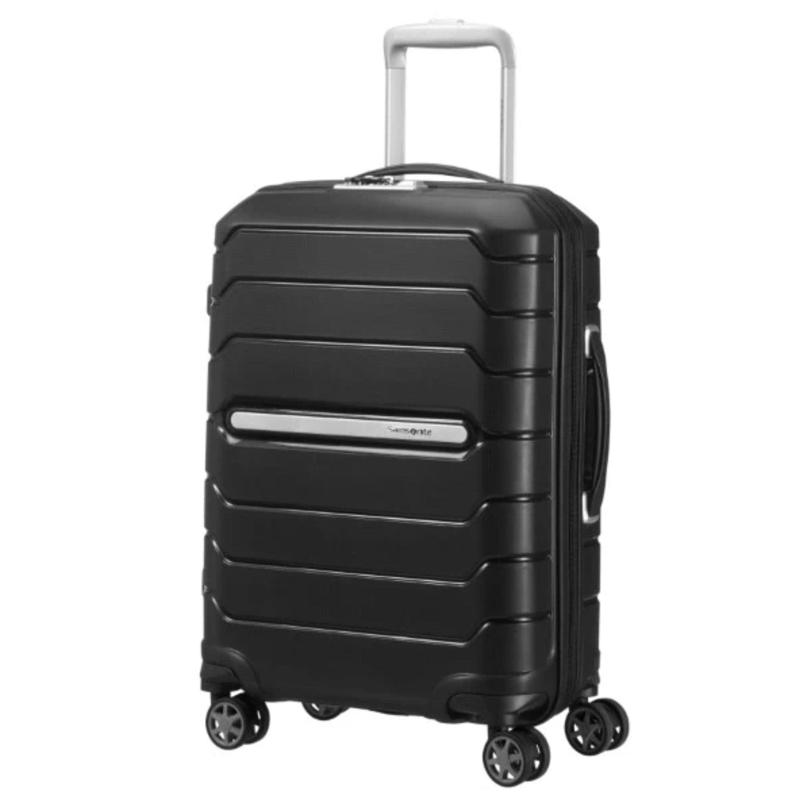 Samsonite Flux 55cm 4 Wheel Expandable Cabin Case In Black