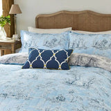 Sanderson Josette Cover Set Indigo