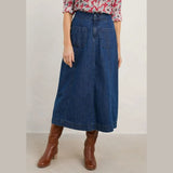 Seasalt Dusk Journey Skirt Indigo