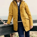 Seasalt River Sea Waterproof Coat in Sunflower Yellow