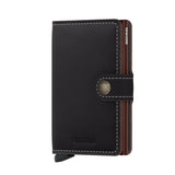 Secrid Miniwallet in Saffiano Brown