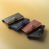 Secrid Miniwallet in Saffiano Brown