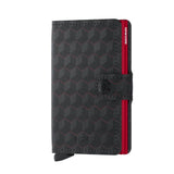 Secrid Mini Wallet Optical in Black & Red