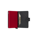 Secrid Mini Wallet Optical in Black & Red