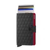 Secrid Mini Wallet Optical in Black & Red