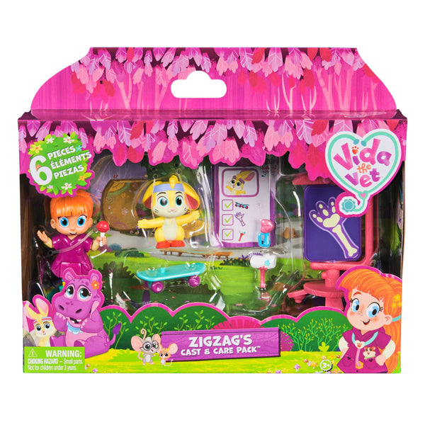 Spinmaster Vida the Vet Zig Zag’s Cast & Care Pack