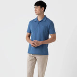 Sunspel Riviera Polo Shirt Bluestone