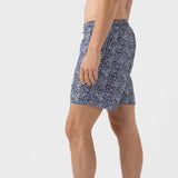 Sunspel Swimshort Navy Tropics Print