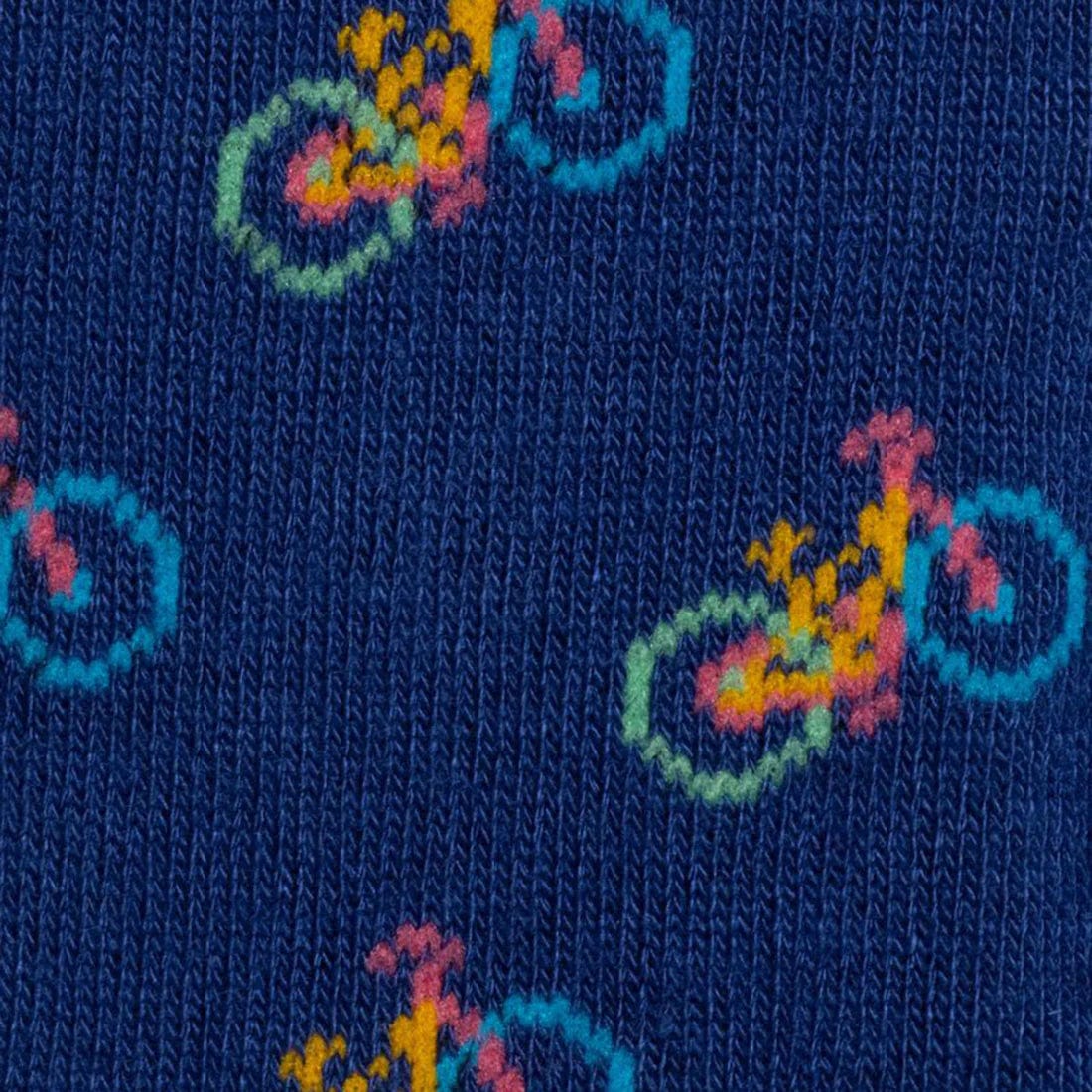 Swole Panda Blue Bicycle Bamboo Socks