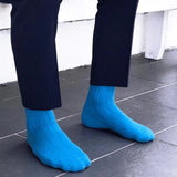 Swole Panda Sky Blue Bamboo Socks