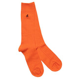 Swole Panda Tangerine Orange Bamboo Socks