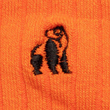 Swole Panda Tangerine Orange Bamboo Socks