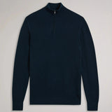 Ted Baker Meaddo Half Zip Funnel Neck Jumper Navy