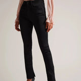 Ted Baker Anetaa Sateen Finish Jeans With Split Hem