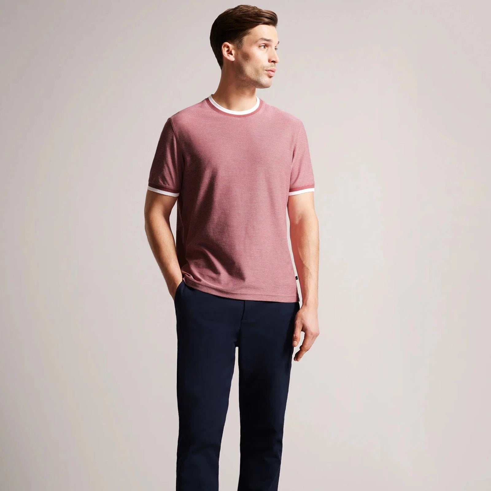 Ted Baker Bowker Plain Tee Pink