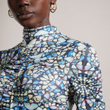 Ted Baker Gianie Kaleidoscope Butterfly Fitted Top