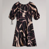 Ted Baker Gilliaa Abstract Print Mini Dress