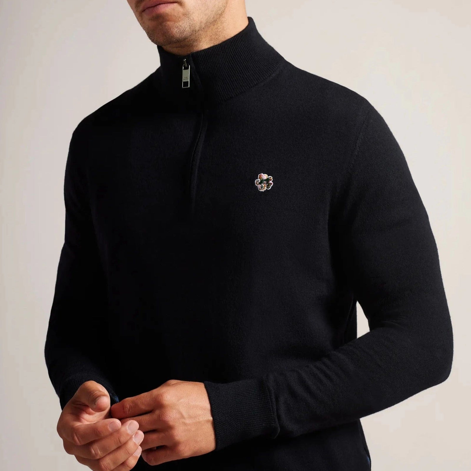 Ted Baker London orders - Merino Wool Half Zip Top