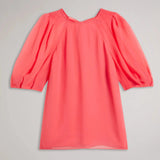 Ted Baker Natelie Boxy Top with Puff Sleeves