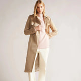 Ted Baker Robbii Lightweight Showerproof Trench Coat Beige