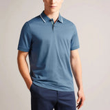 Ted Baker Short Sleeve Polo Shirt Blue