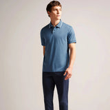 Ted Baker Short Sleeve Polo Shirt Blue