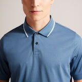 Ted Baker Short Sleeve Polo Shirt Blue