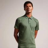 Ted Baker Zeiter Plain Polo Shirt Khaki