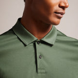 Ted Baker Zeiter Plain Polo Shirt Khaki