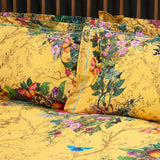 Timorous Beasties Bloomsbury Garden Cadmium Duvet Set