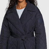 Tommy Hilfiger Quilted Sorona® Relaxed Trench Coat Navy