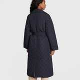 Tommy Hilfiger Quilted Sorona® Relaxed Trench Coat Navy