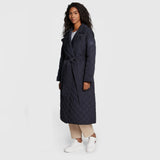 Tommy Hilfiger Quilted Sorona® Relaxed Trench Coat Navy