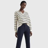 Tommy Hilfiger Stripe Relaxed Fit Polo Jumper