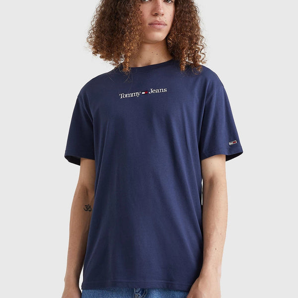 Tommy Embroidery – Navy Jeans Elys Twilight Classic T-Shirt Wimbledon
