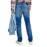 Tommy Jeans Ryan Regular Straight Jeans in Wilson Mid Blue