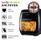 Tower Xpress Pro Combo 2000W 11 Litre 10-in-1 Digital Air Fryer Oven with Rotisserie
