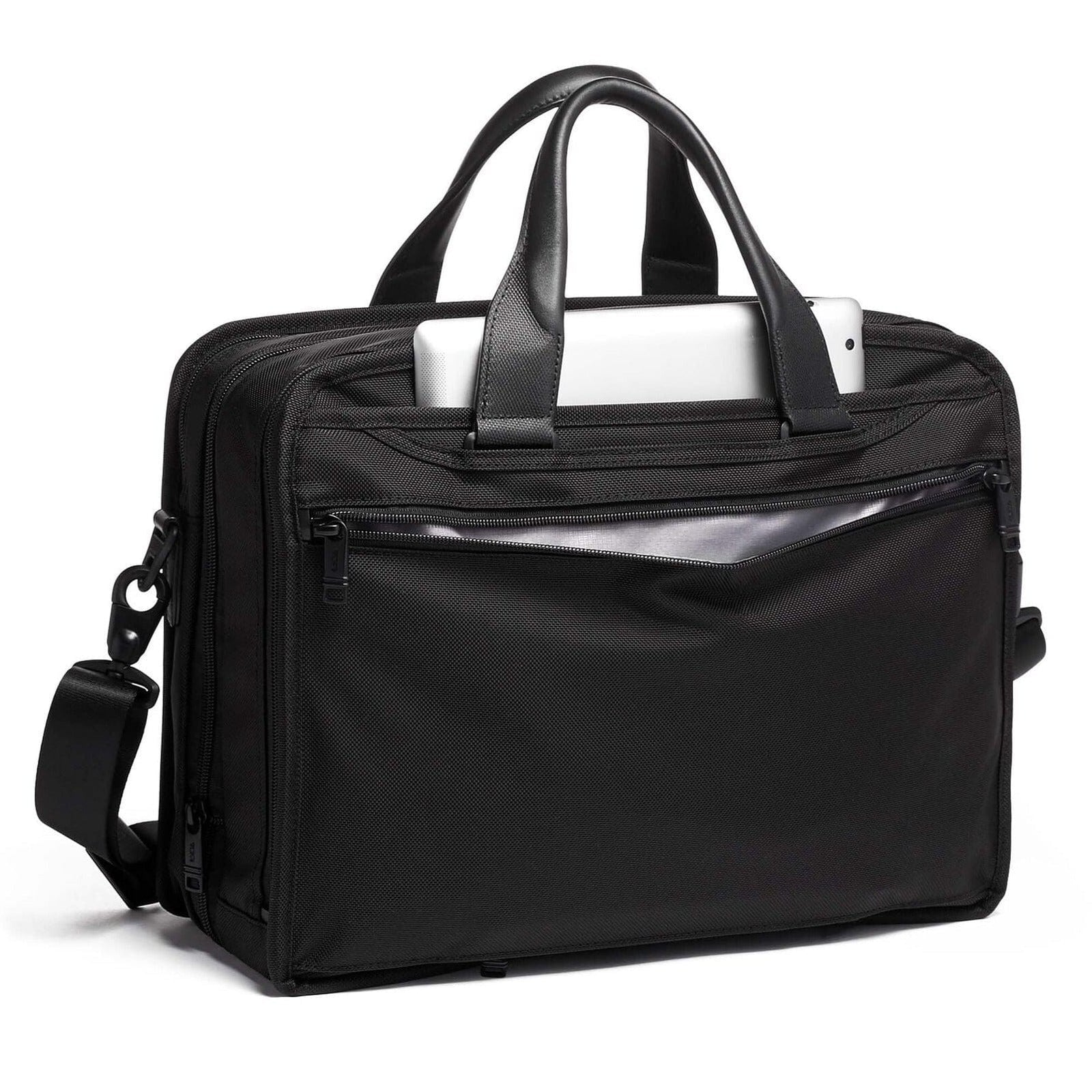 Tumi Black sale Expandable Organizer Computer Briefcase