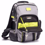 Tumi backpack Alpha Bravo Nathan 15 inch in Grey and Lime