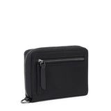 Tumi Voyageur  Tri-Fold Zip-Around Black Gunmetal