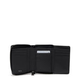 Tumi Voyageur  Tri-Fold Zip-Around Black Gunmetal