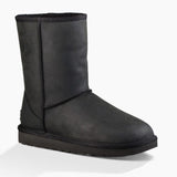 UGG Classic Short Leather Boot in Black