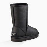 UGG Classic Short Leather Boot in Black