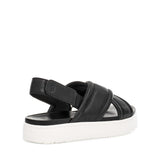 UGG Zayne Ankle Strap Sandal Black Leather