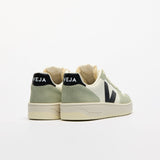 VEJA V-10 Prime Leather Pure Black/Clay Trainers