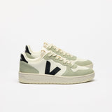 VEJA V-10 Prime Leather Pure Black/Clay Trainers