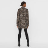 Vero Moda Brushed Katrine Leo Jacket In Leopard Print